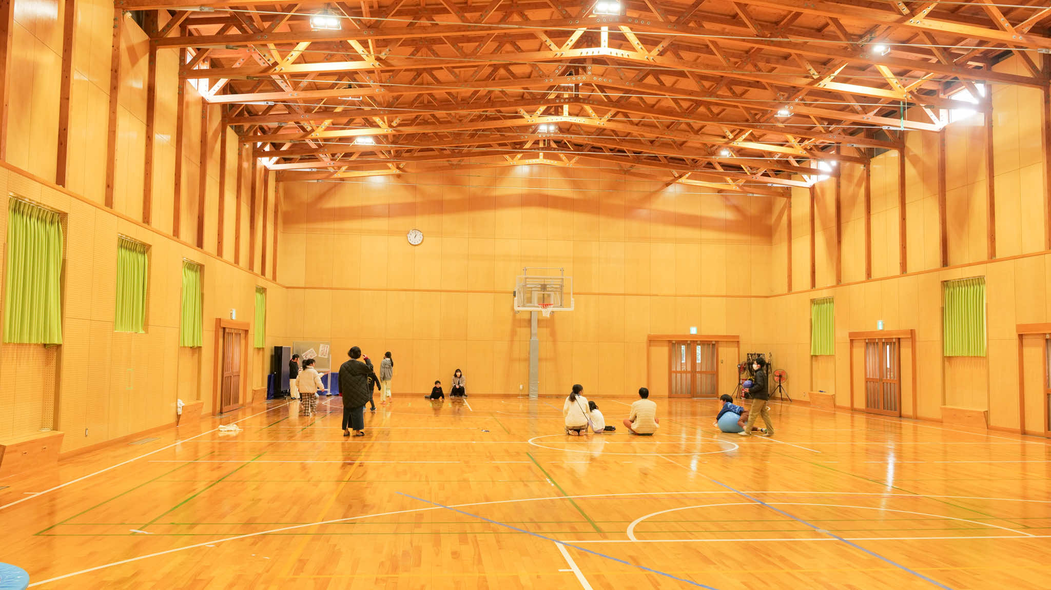 体育館の様子